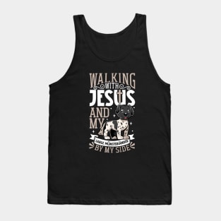 Jesus and dog - Large Münsterländer Tank Top